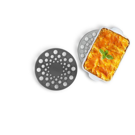 Joseph Joseph - Spot-On™ Set of 2 Silicone Trivets - Grey