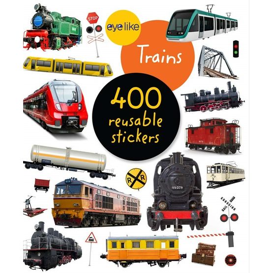 Allsorted - Eyelike Stickers Trains Book