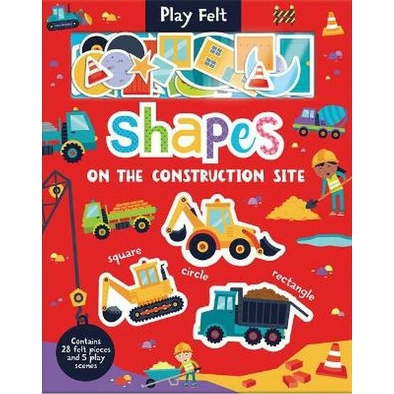 Play Felt Shapes Construction Site Book