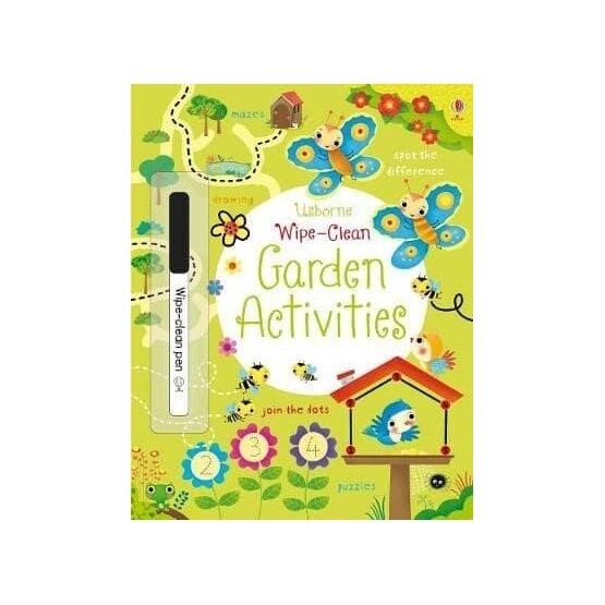 Wipe Clean Garden Activities Book