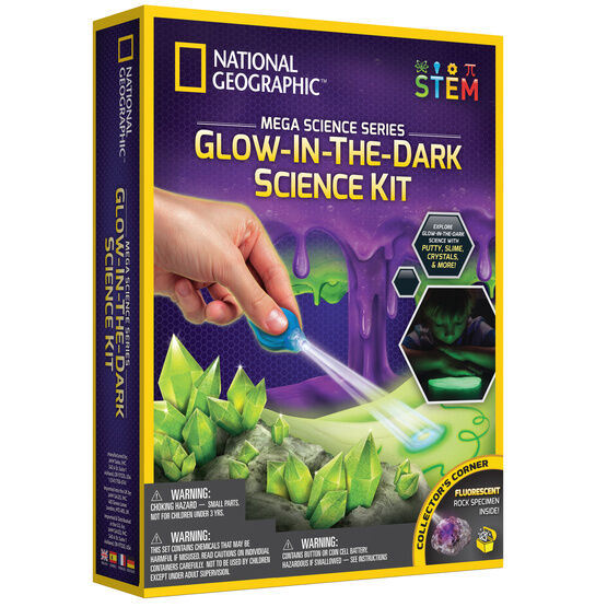 National Geographic - Glow-in-the-Dark Mega Science Kit - JM80205