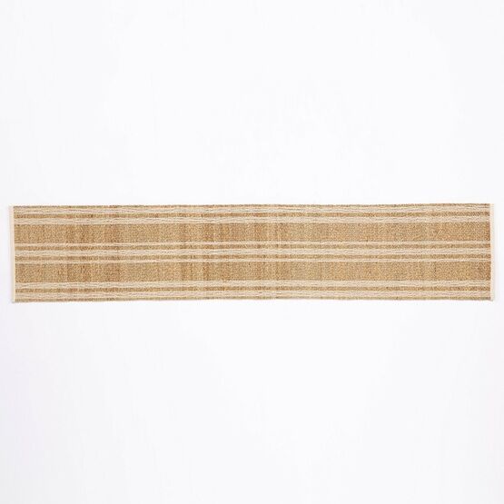 Esselle - Tay Seagrass/ Cotton Table Runner 35x180cm Cream Colour