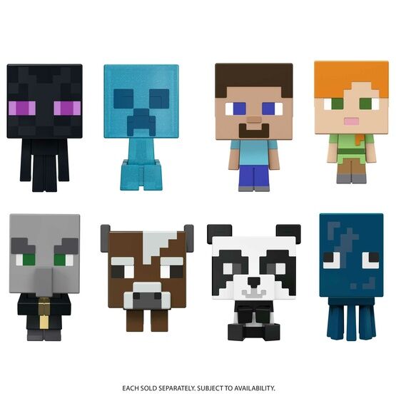 Minecraft Mini Mob Head Figures (Assorted)