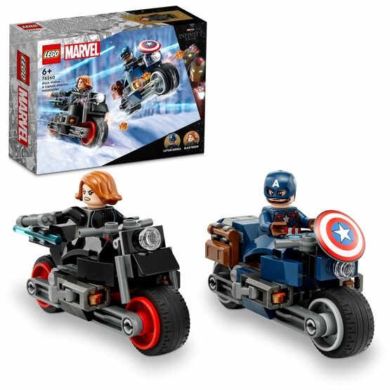 LEGO Super Heroes Black Widow & Captain America Motorcycles