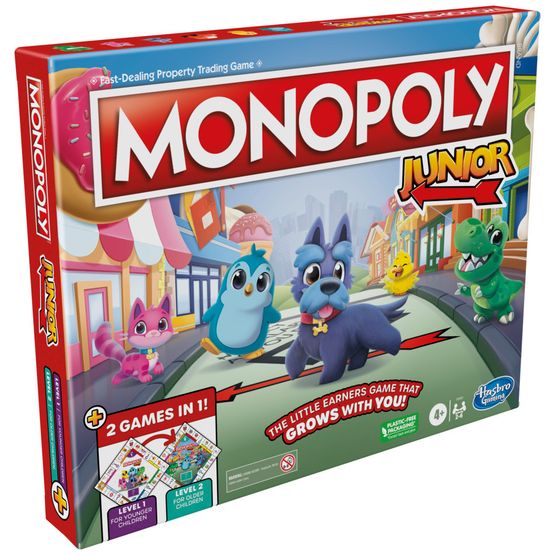 Monopoly - Junior 2-in-1 Board Game