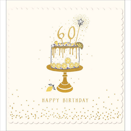 60 Birthday Cake