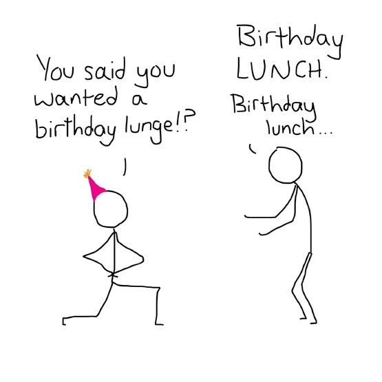 Birthday Lunge