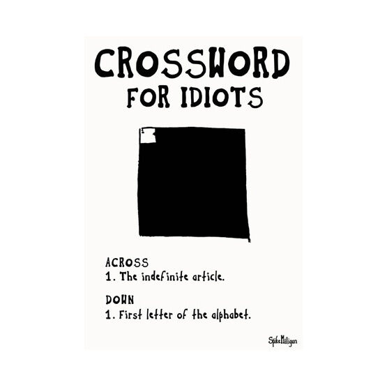Crosswords for Idiots