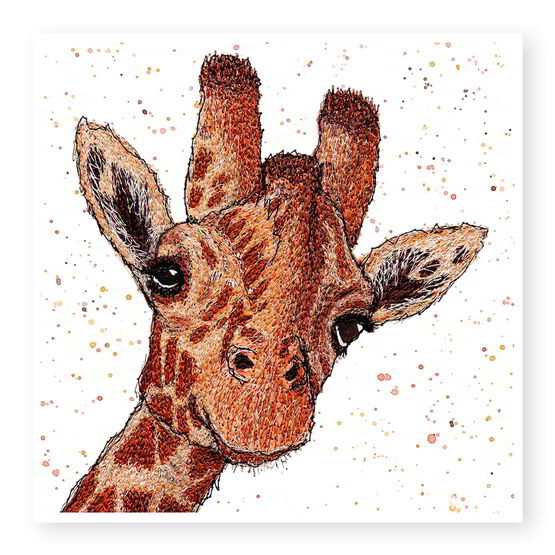 Giraffe Blank Card