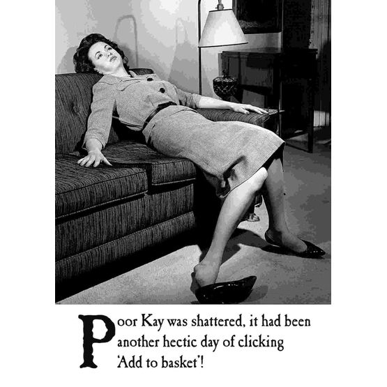 Woman On Chair Looking Exhausted