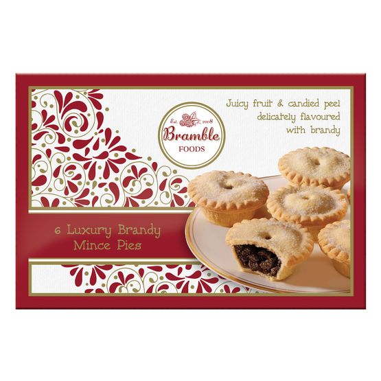 Bramble - Brandy Mince Pies 6 Pack