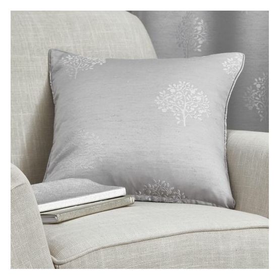 Appletree Loft - Harvest - Jacquard Cushion Cover - 43 x 43cm in Silver
