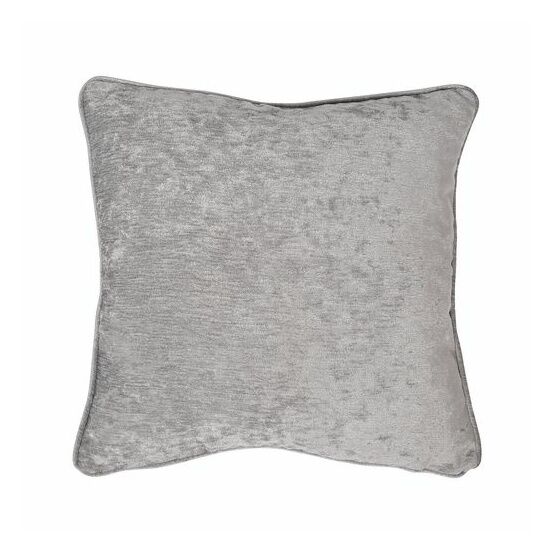 Curtina - Textured Chenille - Textured Cushion Cover - 43 x 43cm in Grey