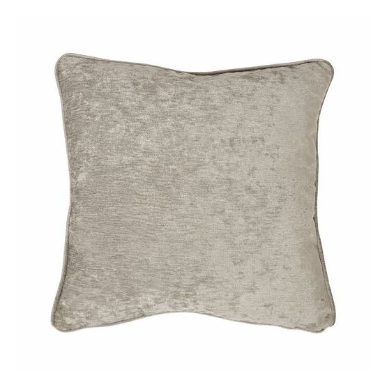 Curtina - Textured Chenille - Textured Filled Cushion - 43 x 43cm in Natural