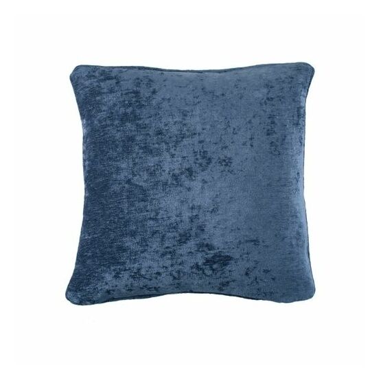 Curtina - Textured Chenille - Textured Cushion Cover - 43 x 43cm in Navy