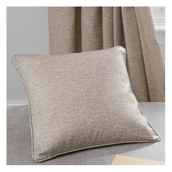 Dreams &amp; Drapes Curtains - Pembrey - Textured Filled Cushion - 43 x 43cm in Natural