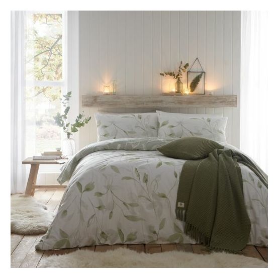 Drift Home - Eliza - Eco-Friendly Duvet Cover Set - Green