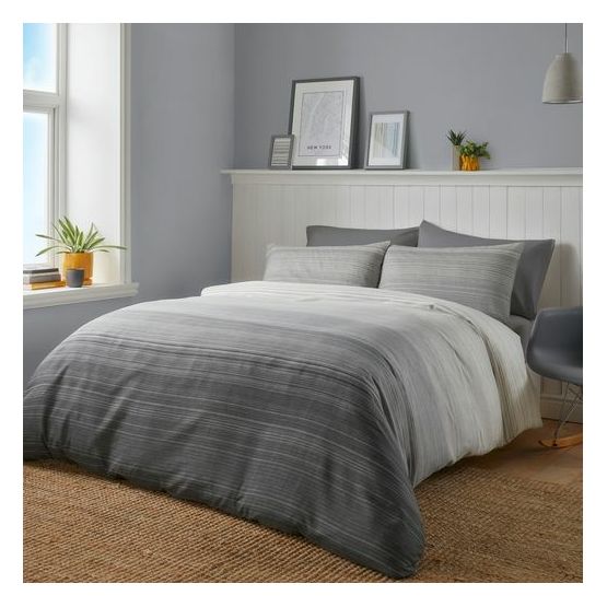 Fusion - Fairhaven -  Duvet Cover Set - Charcoal