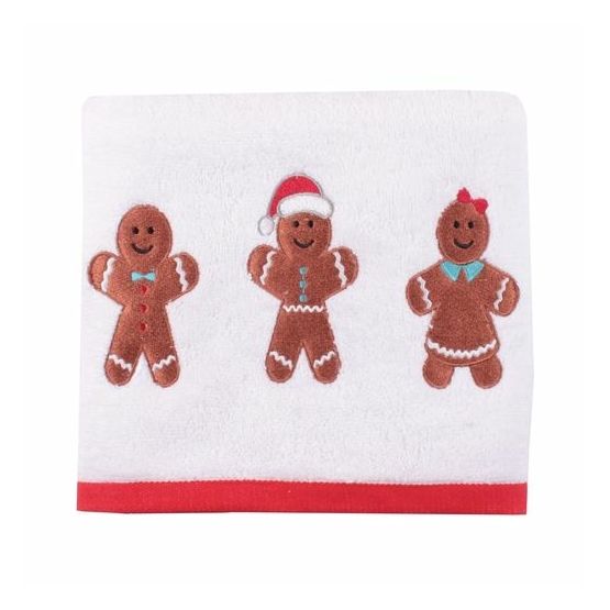 Fusion Christmas - Gingerbread Man - Velvet Filled Cushion - 43 x 43cm in Multi