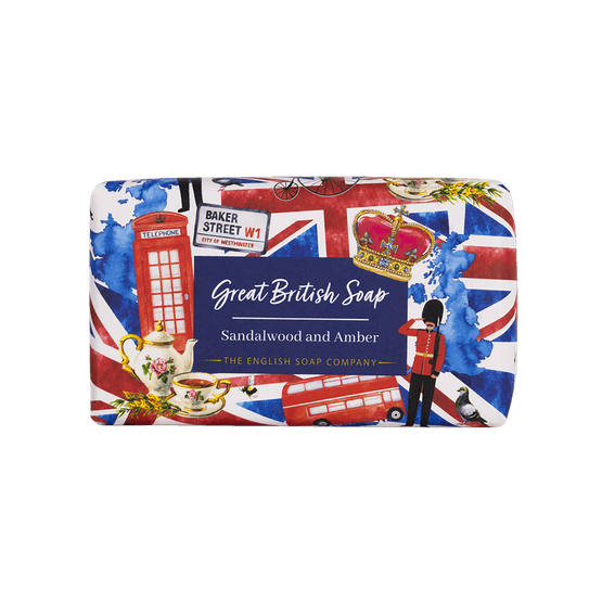 English Soap Company - Occasions Sandalwood &amp; Amber Great British Soap 190g