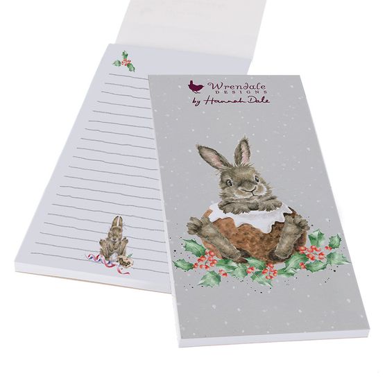 Wrendale Designs - Little Pudding Rabbit Magnetic Shopping Pad