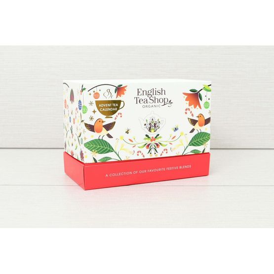 English Tea Shop Organic - Red &amp; White Advent Calendar