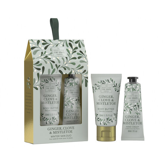 The Scottish Fine Soaps Company - Ginger, Clove & Mistletoe - Winter Skin Care Duo