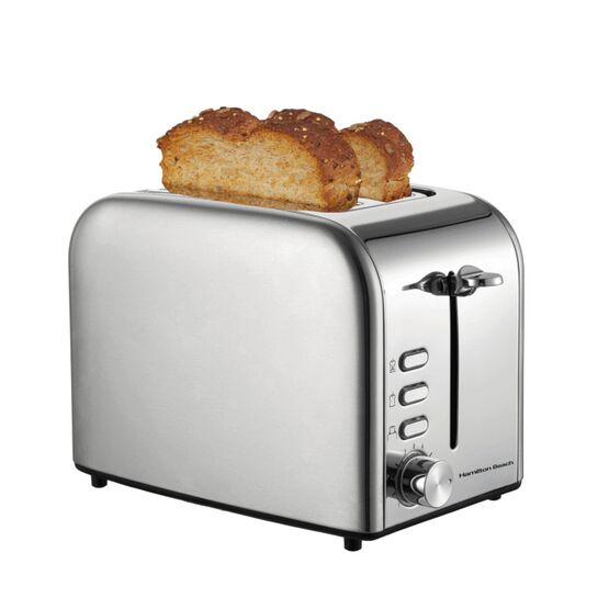 Hamilton Beach Rise Brushed Stainless Steel 2 Slice Toaster