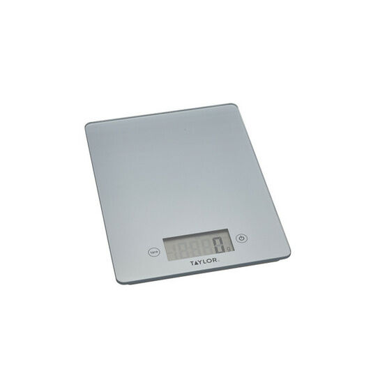 Taylor Pro - Glass Digital 5Kg Kitchen Scales - Pewter