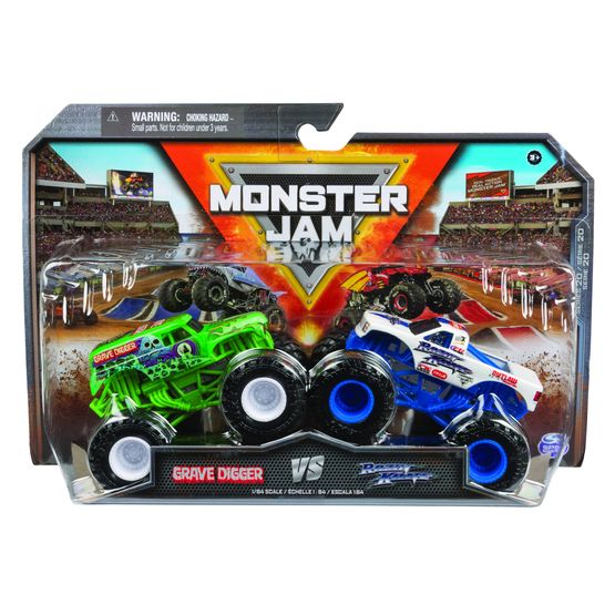 Monster Jam 1:64 Die Cast Trucks - Pack of 2 (Assorted)