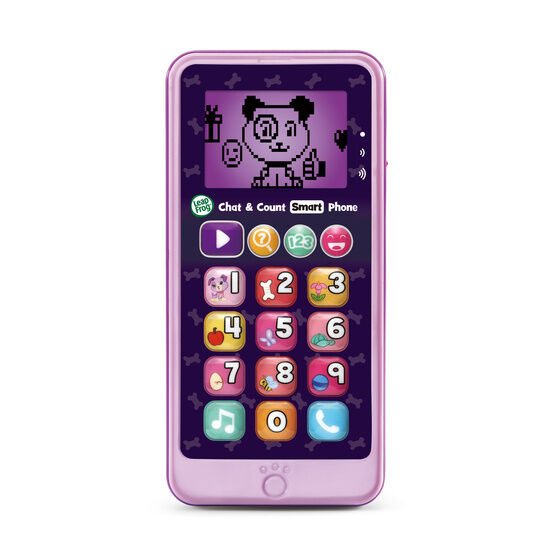 LeapFrog - Chat & Count Smart Phone Violet Refresh - 603763