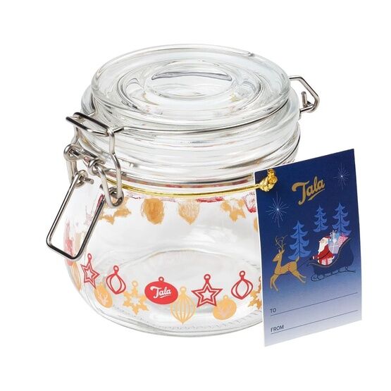 Tala - Clip Top Jar Baubles Design 500ml