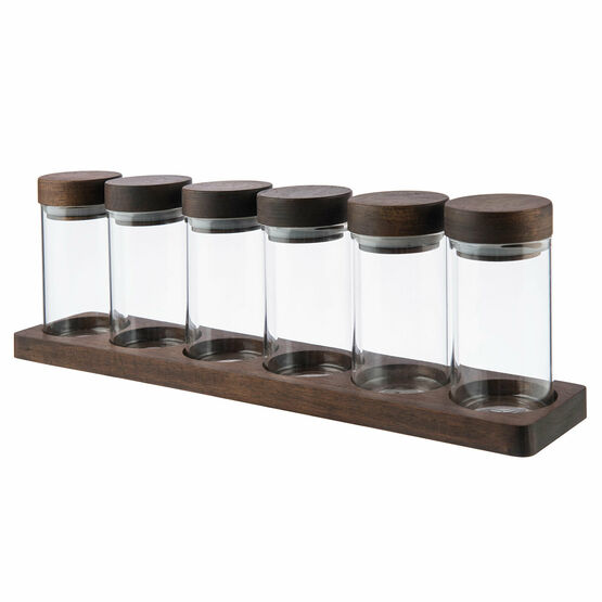 Artisan Street - 6 Spice Jars With Board