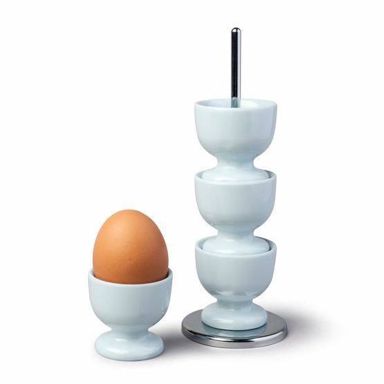 Zeal - Melamine Stacking Egg Cups on Stand - Duck Egg Blue