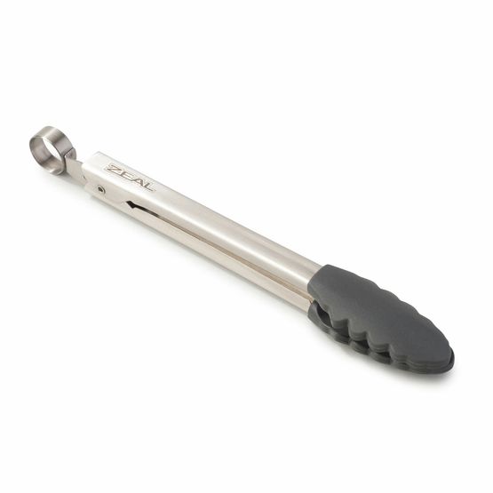 Zeal - Mini Tongs 20cm Silicone Grey