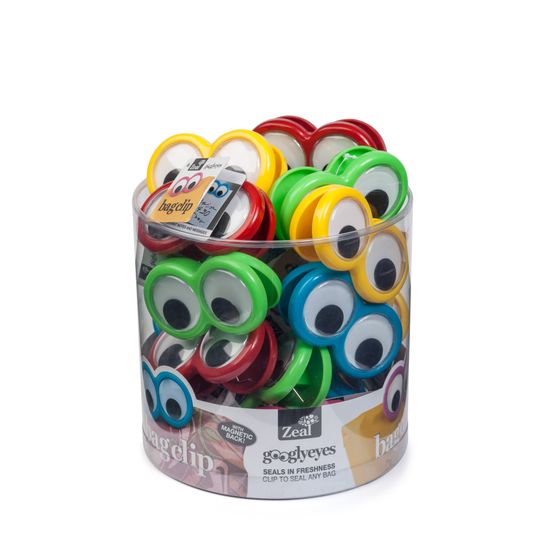Zeal - Googly Eyes Bag Clips Assortment