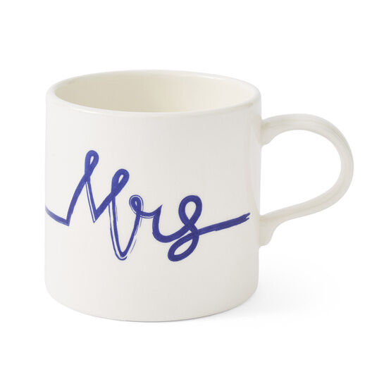 Portmeirion - Blue & White Mrs Mug