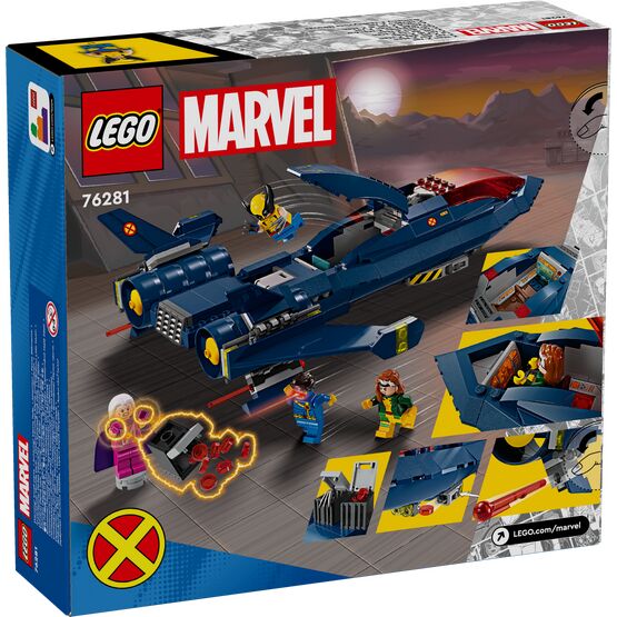 LEGO Super Heroes - Marvel X-Men X-Jet Buildable Toy Plane
