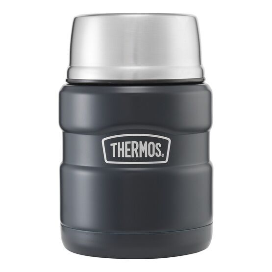 Thermos - Stainless Steel King Food Flask Matte Blue 0.47Ltr