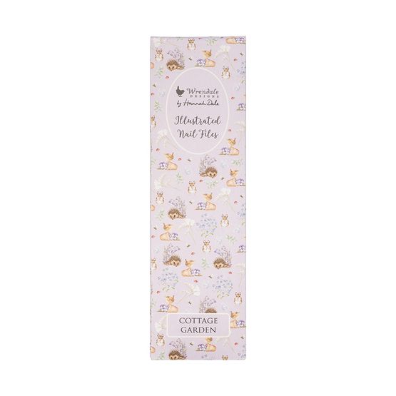 Wrendale Designs - Nail File Set Cottage Garden Hedgehog &amp; Wren