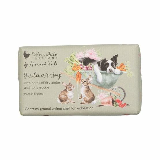 Wrendale Designs - Dry Amber &amp; Honeysuckle Gardener's Soap