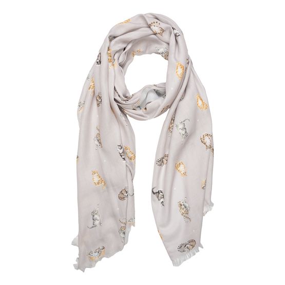 Wrendale Designs - Feline Friends Cat Everyday Scarf