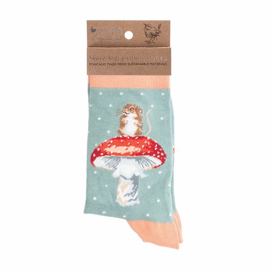Wrendale Designs - Socks Fungi Mouse