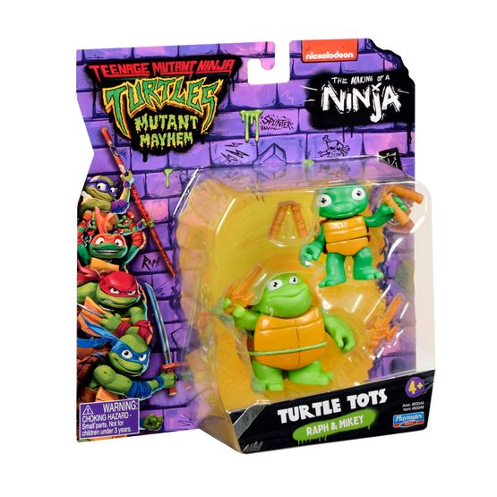 Teenage Mutant Ninja Turtle - Basic Movie Figure Toddler Raphael &amp; Michaelangelo