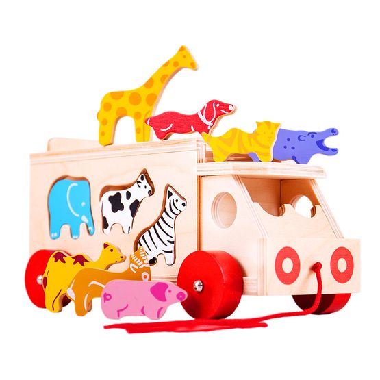 Bigjigs - Animal Shape Lorry
