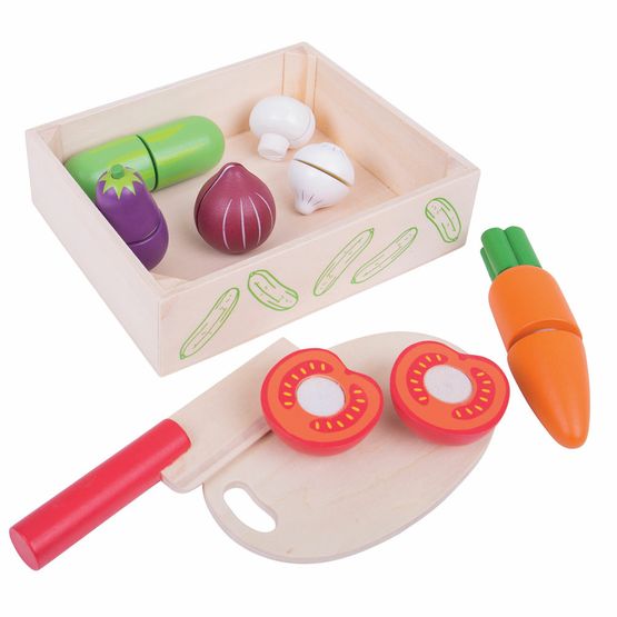 Bigjigs - Cutting Veg Crate