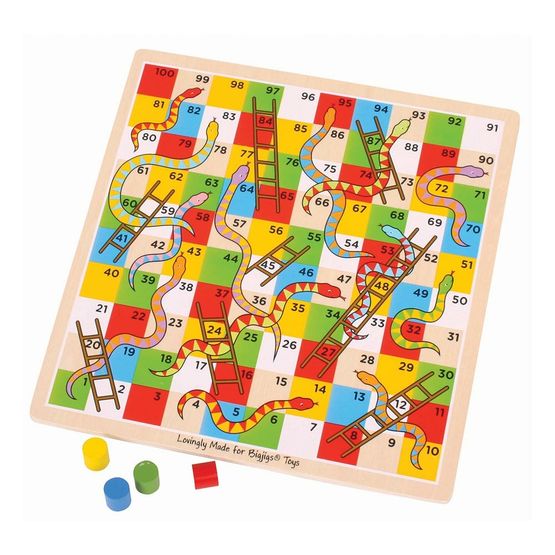 Bigjigs - Traditional Snakes and Ladders