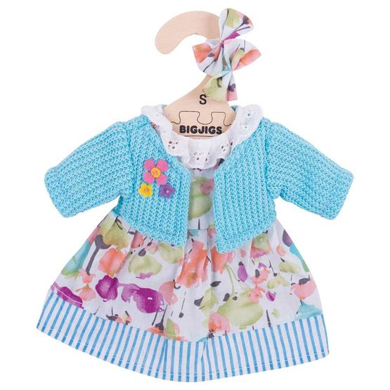 Bigjigs - Turquoise Cardigan and Dress Small