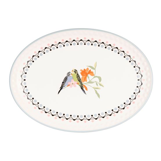 Cath Kidston - Painted Table Ceramic Oval Platter