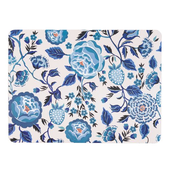 Cath Kidston - Strawberry Garden 4x Blue Placemats